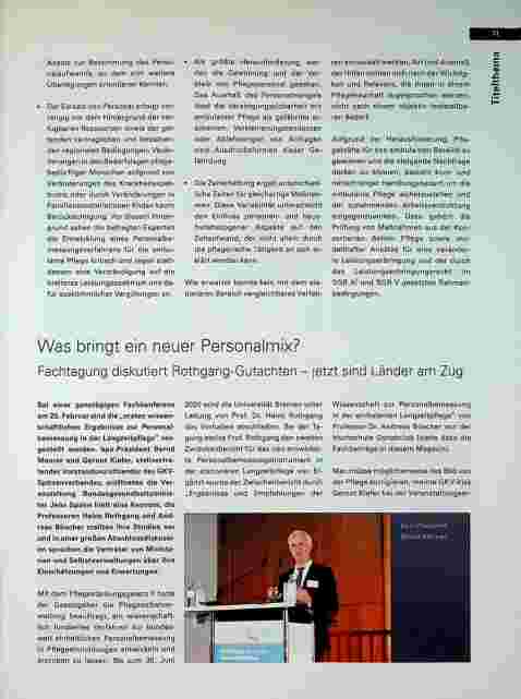 Vorschauseite 2: Personalfragen in der ambulanten Pflege