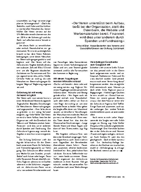 Vorschauseite 2: Liebe ohne Barrieren: «Schatzkiste» will expandieren
