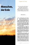 Vorschauseite 2: Die Erde gehört nicht dem Menschen, der Mensch gehört der Erde.