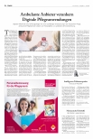 Vorschauseite 1: Ambulante Anbieter verankern digitale Pflegeanwendungen.