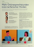 Vorschauseite 1: Mehr Onlinesprechstunden trotz tarifärerischer Hürden