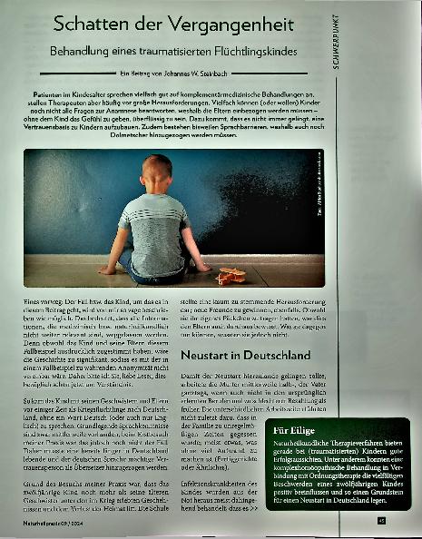 Vorschauseite 1: Schatten der Vergangenheit: Behandlung eines traumatisierten Flüchtlingskindes