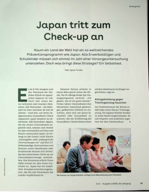 Vorschauseite 2: Japan tritt zum Check-up an