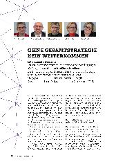 Vorschauseite 1: Ohne Gesamtstrategie kein Weiterkommen.