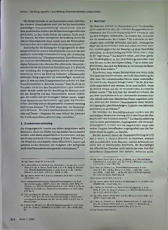 Vorschauseite 3: Die Einigungsstelle — Ihre Bildung, Zusammensetzung und Beschlüsse