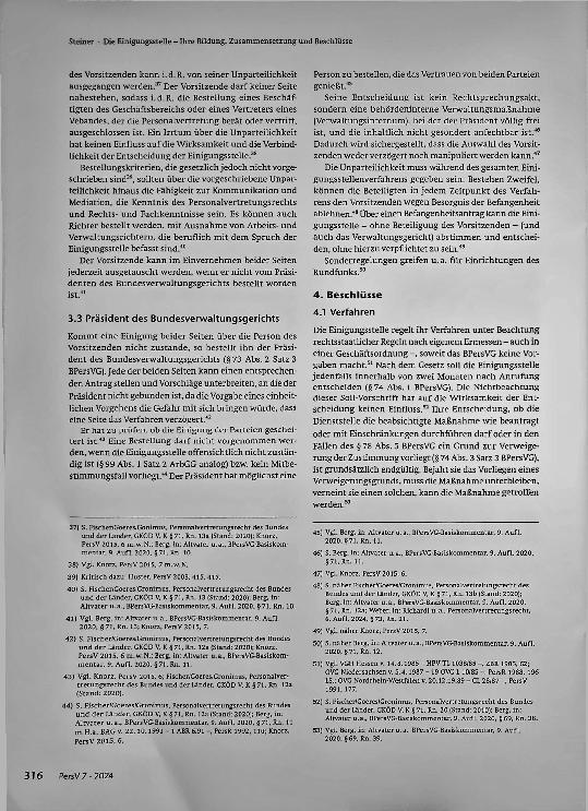 Vorschauseite 5: Die Einigungsstelle — Ihre Bildung, Zusammensetzung und Beschlüsse