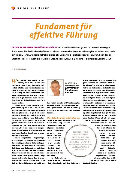 Vorschauseite 1: Fundament für effektive Führung