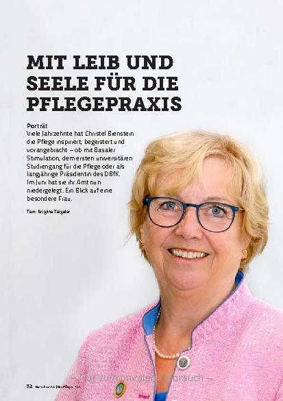 Vorschauseite 1: Mit Leib und Seele für die Pflegepraxis