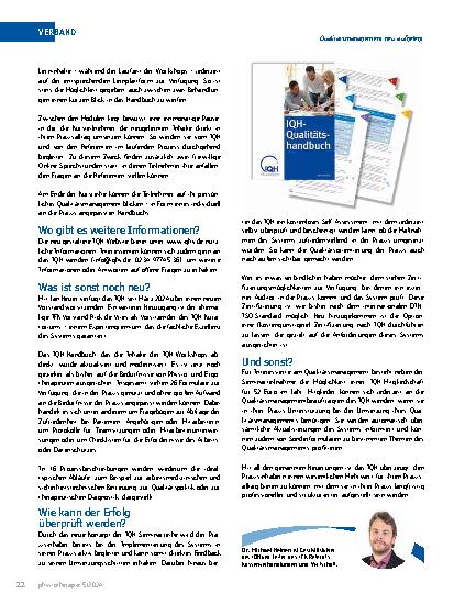Vorschauseite 3: Qualitätsmanagement neu aufgelegt