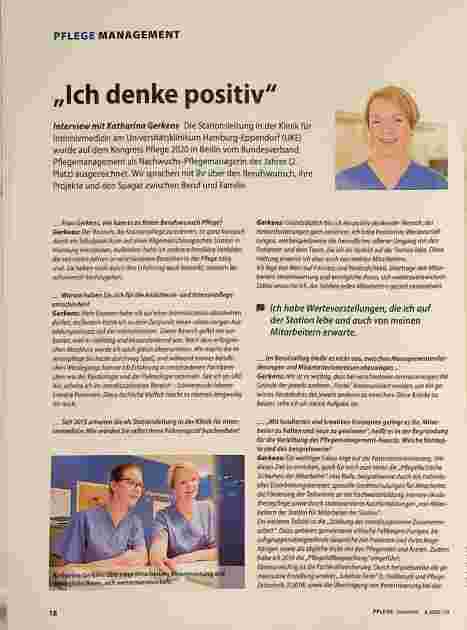 Vorschauseite 1: "Ich denke positiv."