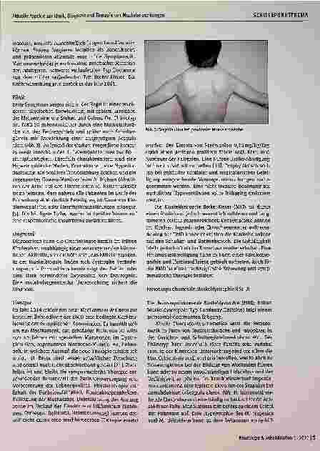 Vorschauseite 3: Aktuelle Aspekte zur Klinik, Diagnose und Therapie von Muskelerkrankungen