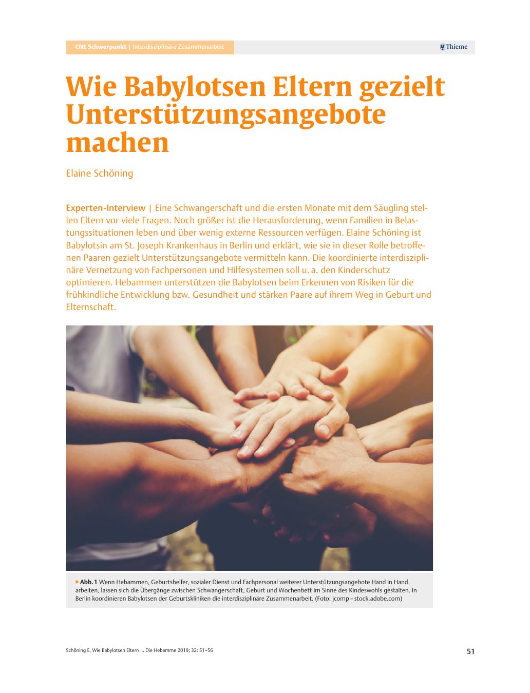 Vorschauseite 1: Wie Babylotsen Eltern gezielt Unterstützungsangebote machen