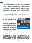 Vorschauseite 2: Bilanz und Auswirkungen der konzertierten Aktion Pflege