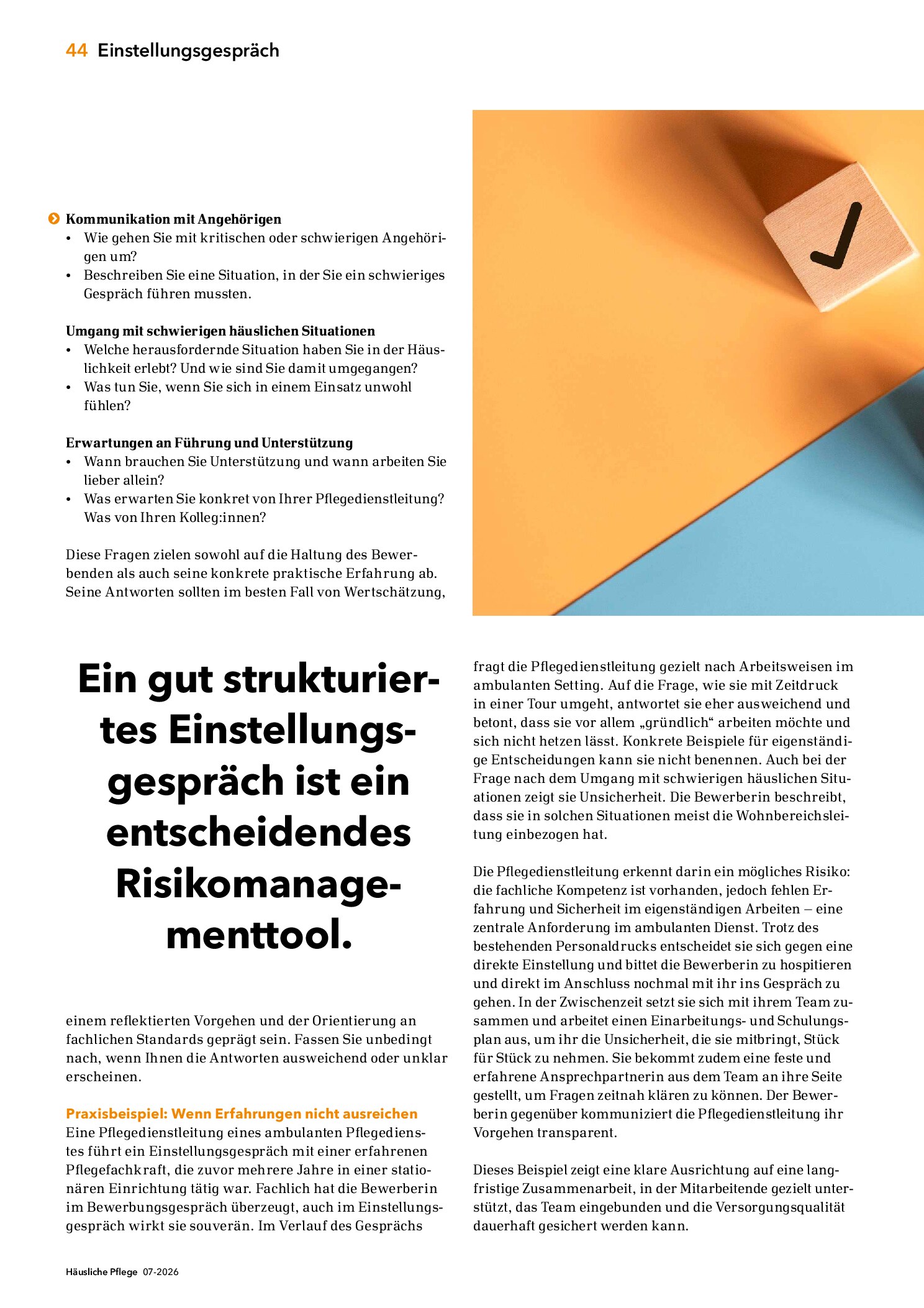 Vorschauseite 3: Mitarbeitende, die kommen, um zu bleiben