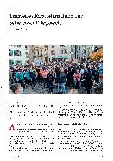 Vorschauseite 1: Ein neues Kapitel im Buch der Schweizer Pflegewelt