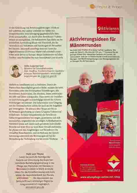 Vorschauseite 4: Kontakt halten trotz Besuchsverbot