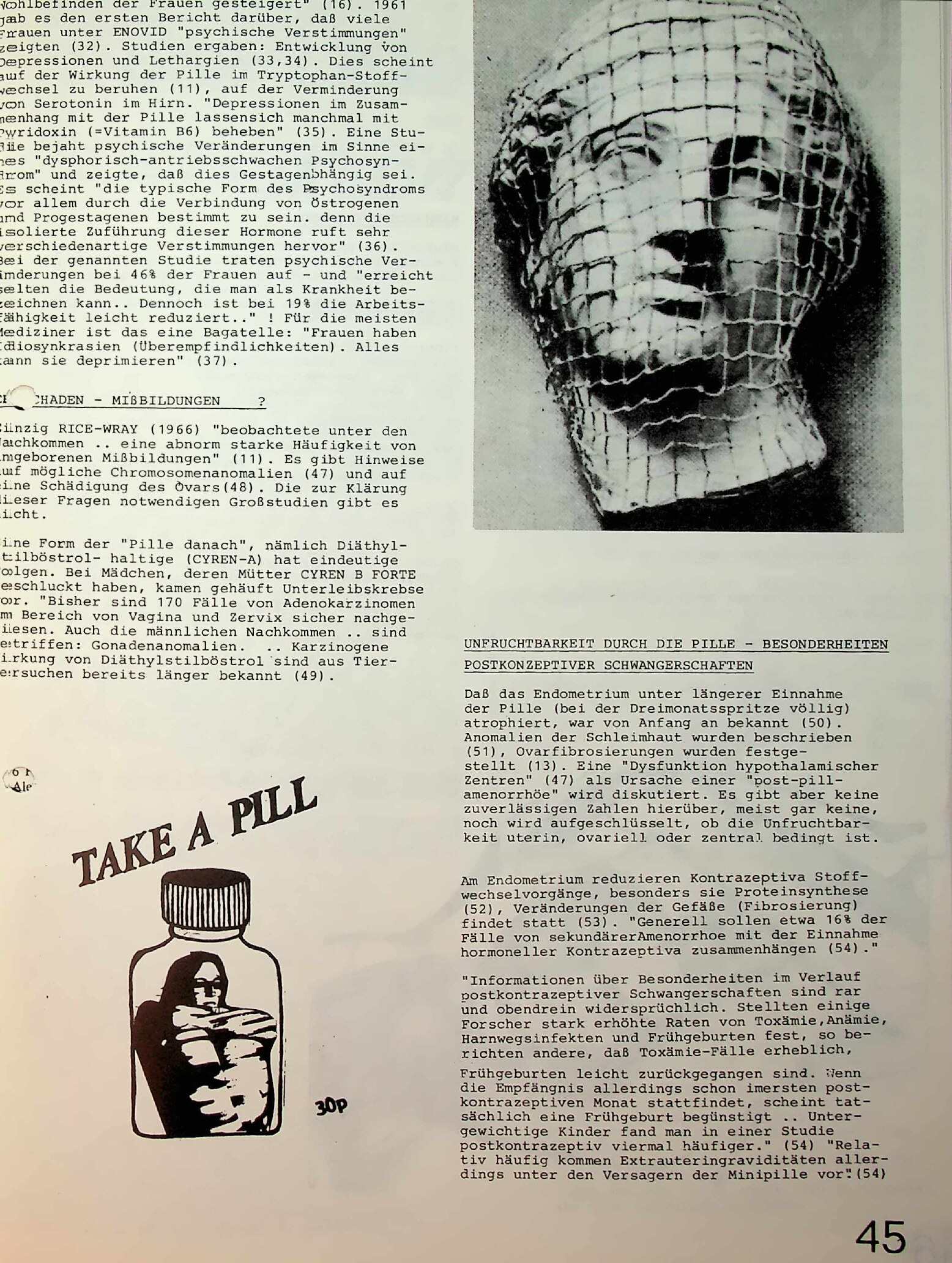 Vorschauseite 4: Die Pille und ihre Wirkungen / Risiken hormoneller Kontrazeptiva