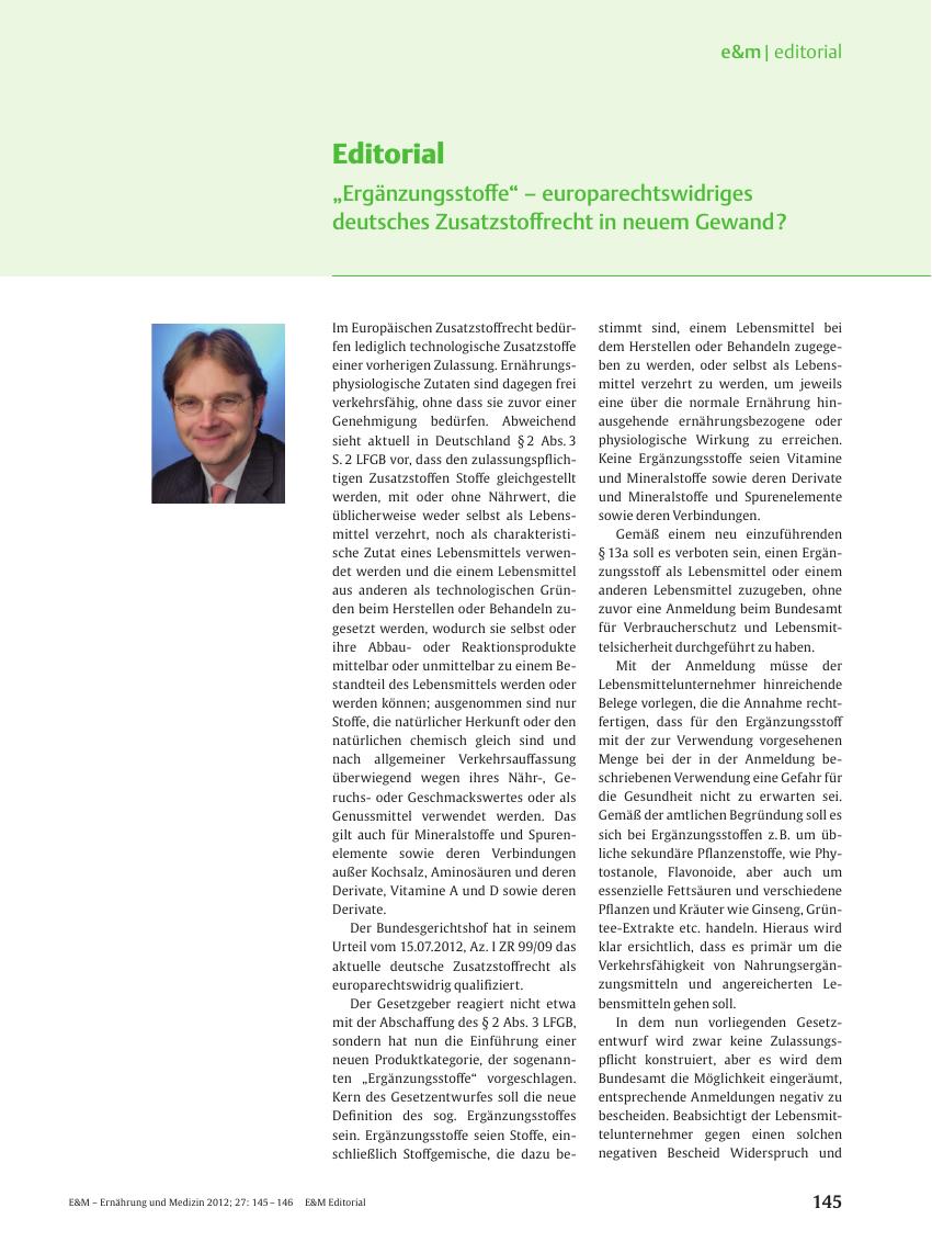 Vorschauseite 1: Editorial