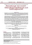 Vorschauseite 1: Physiotherapie bei Covid-19 – Behandlungsempfehlungen und Erfahrungsberichte