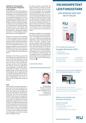 Vorschauseite 3: Wunsch und Wirklichkeit Was leistet KI für die bildgebende Diagnostik?