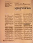 Vorschauseite 1: Erhalt der Arbeitsfähigkeit von Patienten mit Multipler Sklerose in Österreich