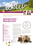 Vorschauseite 1: Sommerzeit - Wanderzeit