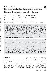 Vorschauseite 1: Mechanische freiheitsentziehende Maßnahmen im Krankenhaus