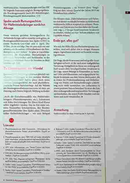 Vorschauseite 4: Corona - eine Chronik. Und plötzlich ist noch mehr Krise als sonst.