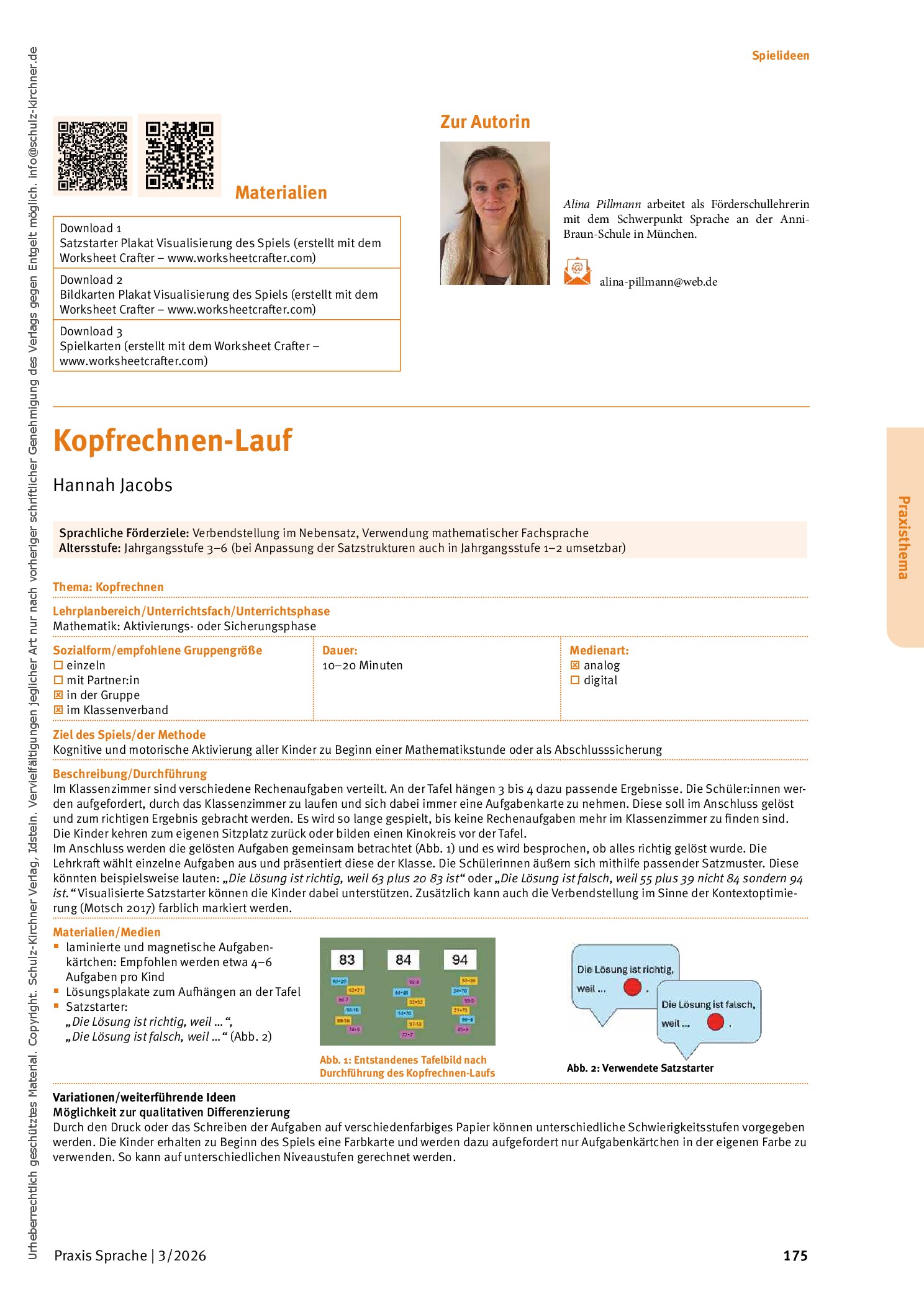 Vorschauseite 5: Basarmethode