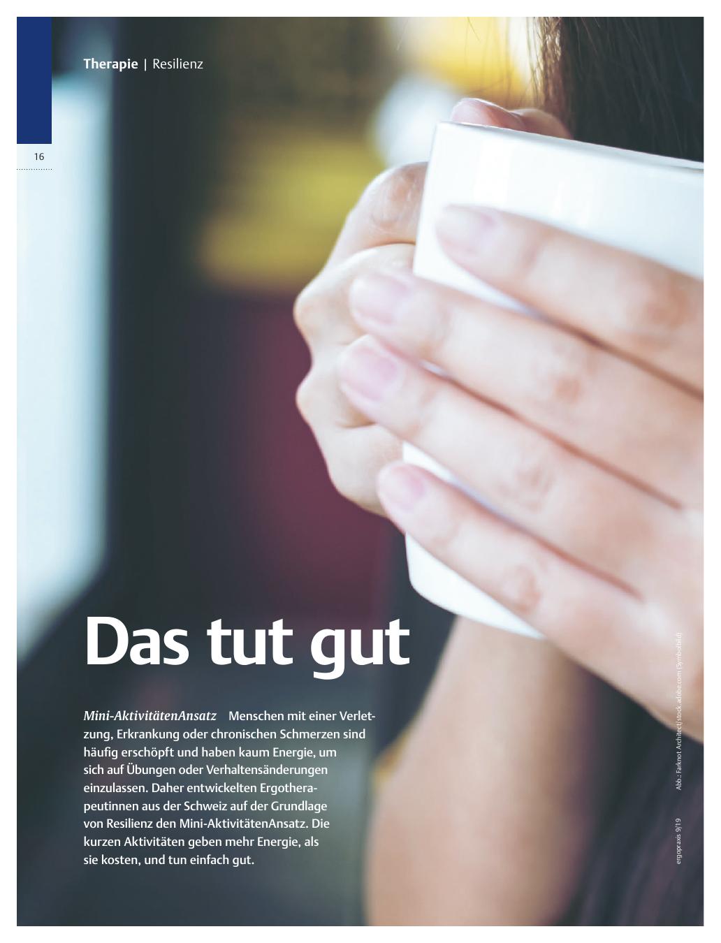 Vorschauseite 1: Das tut gut ? Mini-AktivitätenAnsatz