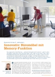 Vorschauseite 1: Ergonomie für das 21. Jahrhundert Innovativ: Büromöbel mit Memory-Funktion