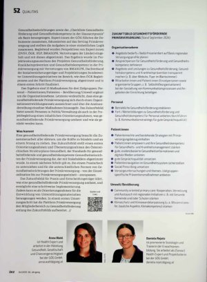 Vorschauseite 2: Gesundheitsfördernde Primärversorgung braucht Kooperation