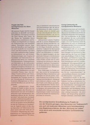 Vorschauseite 3: Letztverlässlichkeit leben. Wie Caring Communities Suizidprävention im Alter stärken