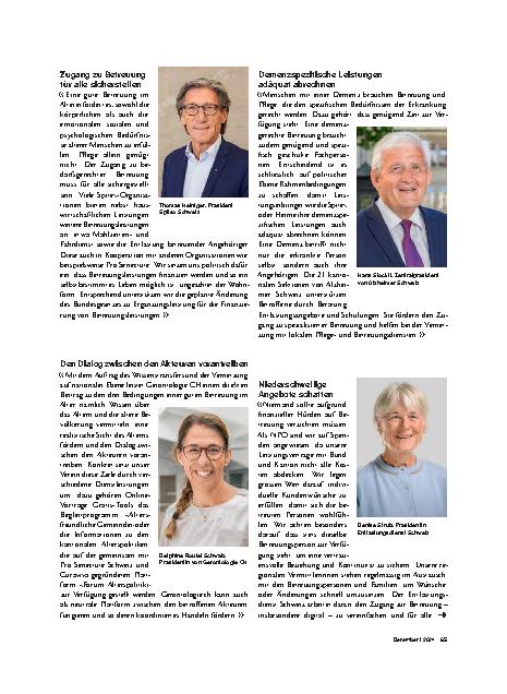 Vorschauseite 2: Wie Altersorganisationen die koordinierte Betreuung vorantreiben