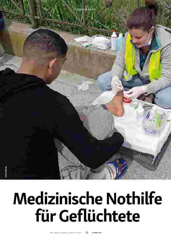 Vorschauseite 1: Medizinische Nothilfe für Geflüchtete