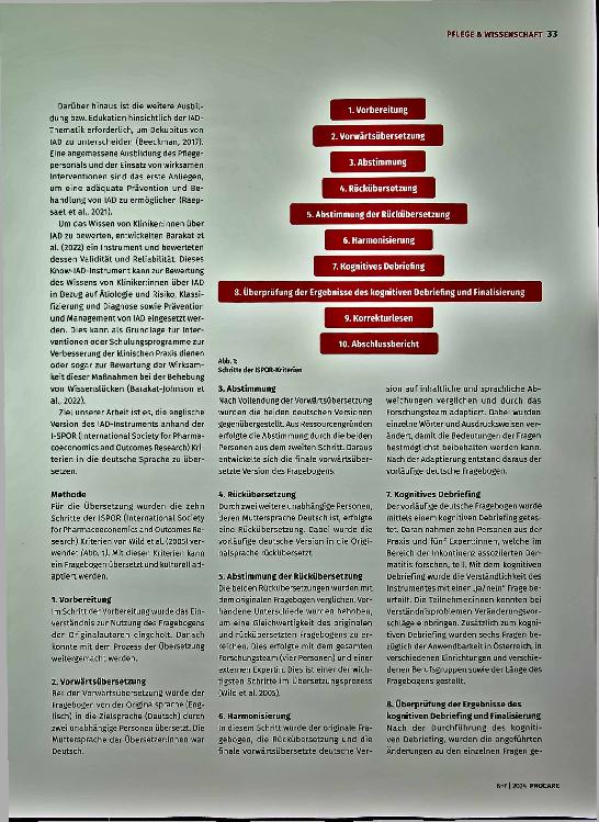 Vorschauseite 2: Deutsche Übersetzung des Know-IT-Instrumentes