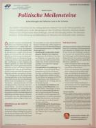 Vorschauseite 1: Politische Meilensteine: Entwicklungen der Palliative Care in der Schweiz
