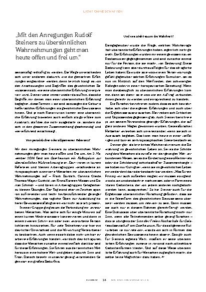 Vorschauseite 5: Der geistigen Welt teilhaftig werden