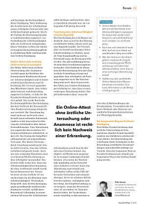 Vorschauseite 2: Kündigung nach Online-Krankschreibung