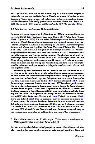 Vorschauseite 5: Teilhabe nach dem Renteneintritt: Non-formale Bildungsaktivitäten als Ausgleich für einen unerfüllten Erwerbswunsch?