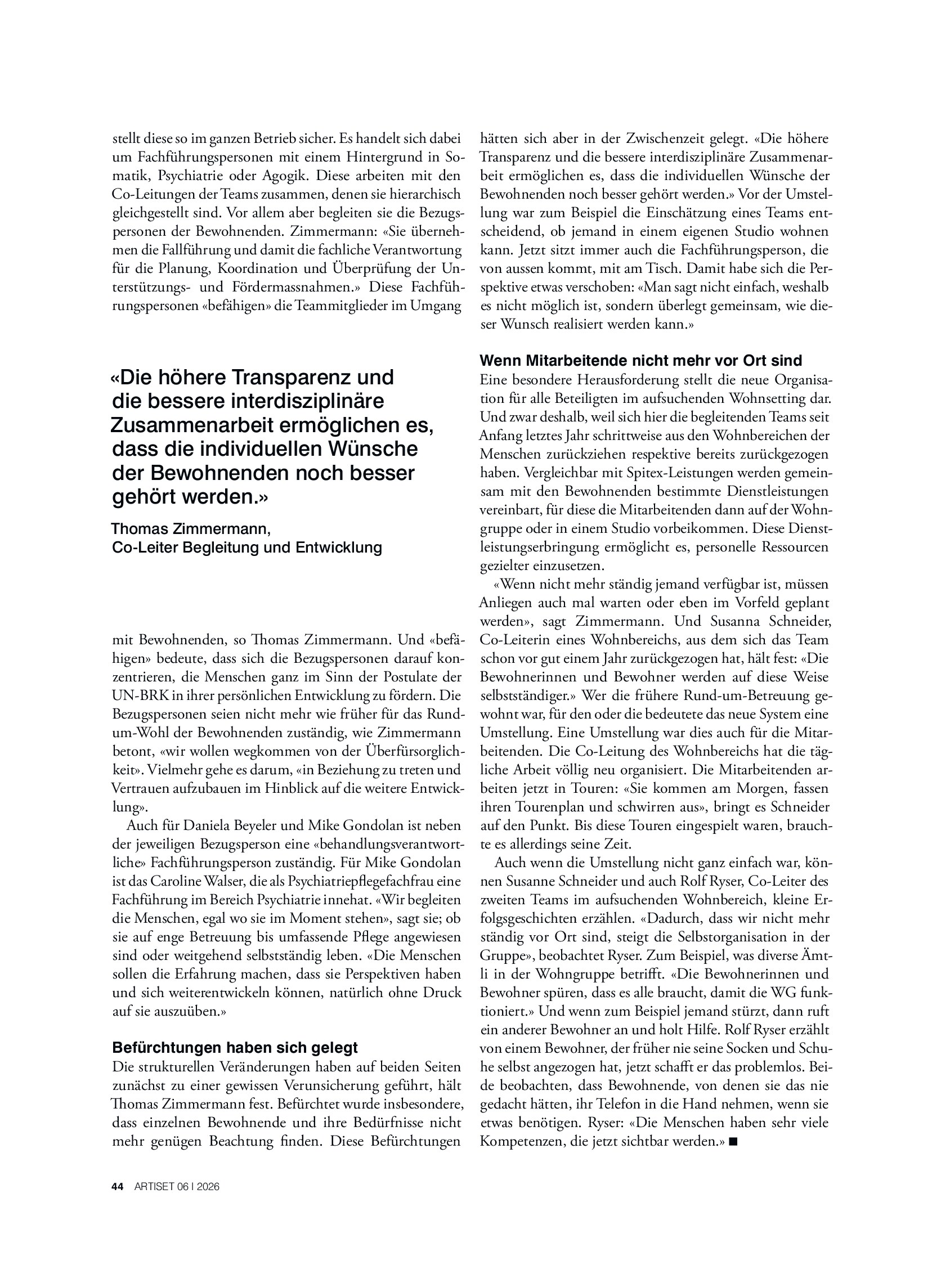 Vorschauseite 3: Die Selbstständigkeit noch besser fördern
