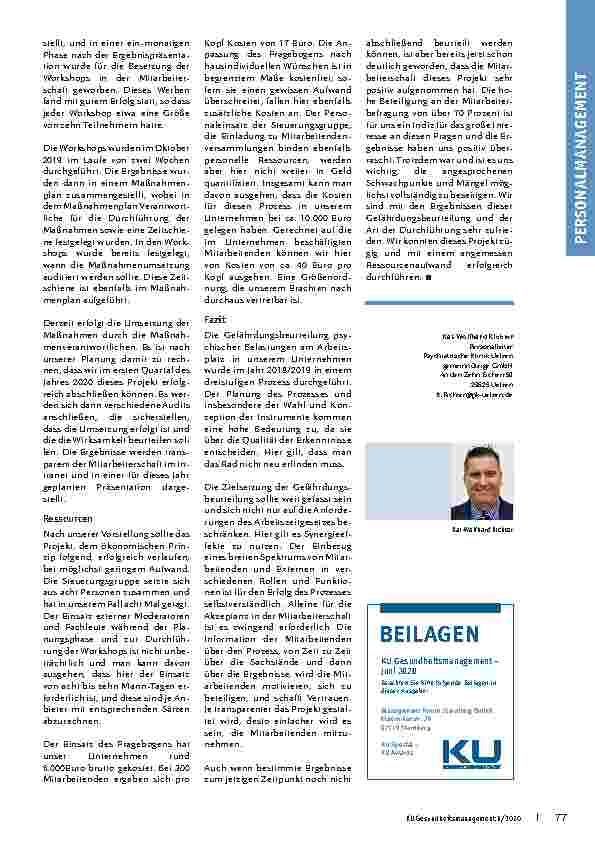 Vorschauseite 4: Gefährdungsbeurteilung psychischer Belastungen am Arbeitsplatz
