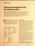 Vorschauseite 1: Schmerzmanagement auf der Dialysestation