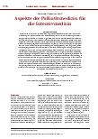 Vorschauseite 1: Aspekte der Palliativmedizin für die Intensivmedizin