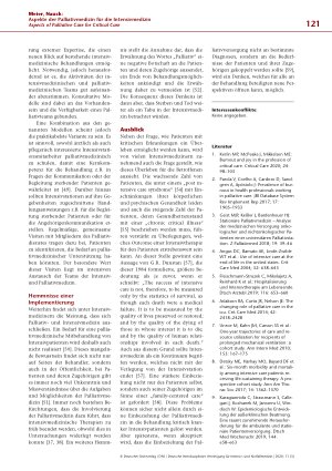 Vorschauseite 6: Aspekte der Palliativmedizin für die Intensivmedizin
