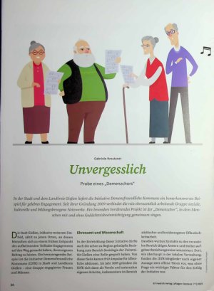 Vorschauseite 1: Unvergesslich Probe eines „Demenzchors“