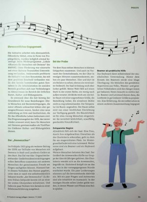 Vorschauseite 2: Unvergesslich Probe eines „Demenzchors“