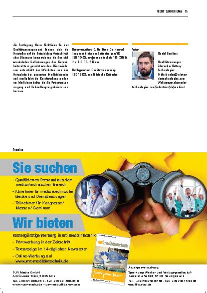 Vorschauseite 3: Die Herstellung medizinischer Batterien gemäß ISO 13485