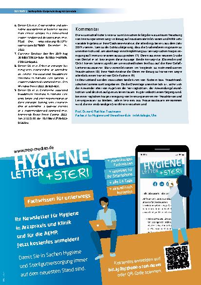 Vorschauseite 3: Antiseptische Körperwaschung mit Octenidin: Ergebnisse einer randomisierten, multizentrischen Studie auf deutschen Intensivstationen