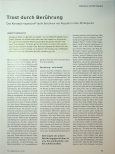 Vorschauseite 2: Trost durch Berührung. Das Konzept respectare® stellt Berühren mit Respekt in den Mittelpunkt.